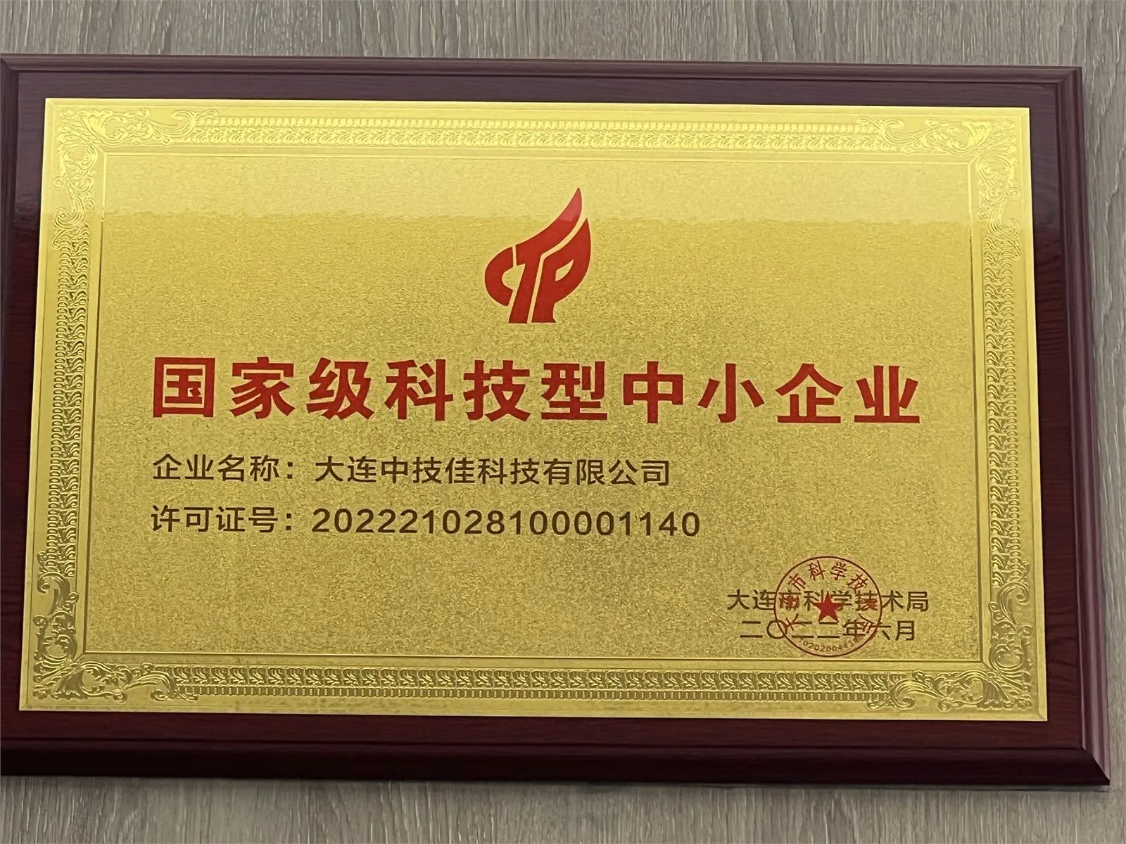 国家级科技型中小企业